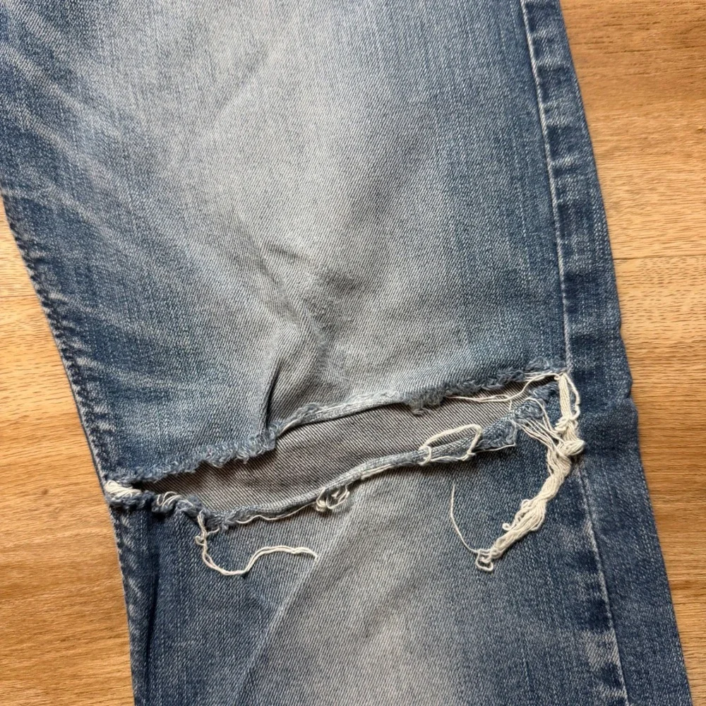 Diesel Buster Jeans Men 32x32 Blue Slim Tapered Stretch Distressed Denim 0853R